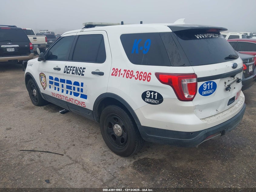 1FM5K8ARXHGC78298 2017 FORD EXPLORER photo no. 3