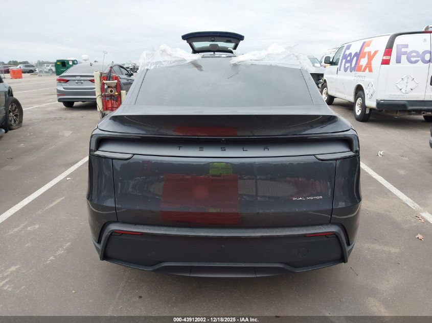 2026 Tesla Model Y Long Range Dual Motor All-Wheel Drive/Long Range Launch Series VIN: 7SAYGDEE1TA491162 Lot: 43912002