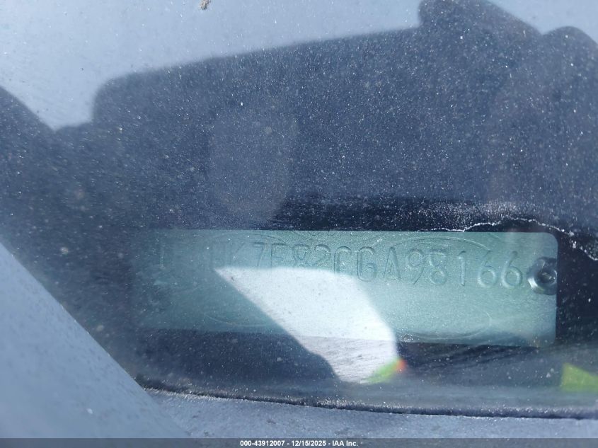 2012 Ford Explorer Limited VIN: 1FMHK7F82CGA98166 Lot: 43912007