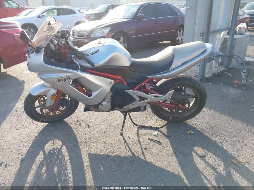 2006 Kawasaki Ex650 A6F VIN: JKAEXEA116A009986 Lot: 43912014