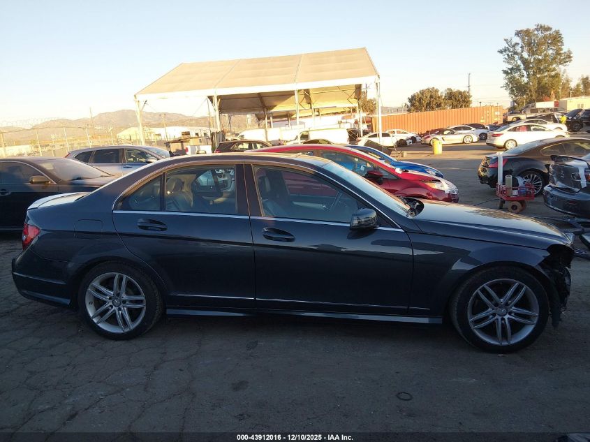 2013 Mercedes-Benz C 250 Sport VIN: WDDGF4HB5DR273744 Lot: 43912016