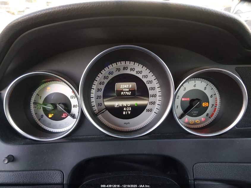 2013 Mercedes-Benz C 250 Sport VIN: WDDGF4HB5DR273744 Lot: 43912016