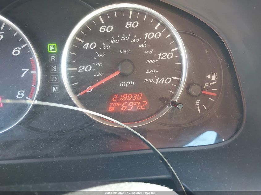 2005 Mazda Mazda6 I Base VIN: 1YVFP80C655M37231 Lot: 43912031