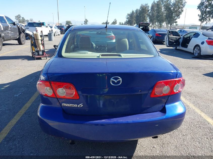 2005 Mazda Mazda6 I Base VIN: 1YVFP80C655M37231 Lot: 43912031