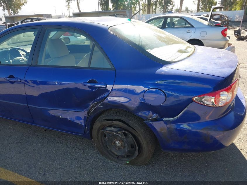 2005 Mazda Mazda6 I Base VIN: 1YVFP80C655M37231 Lot: 43912031