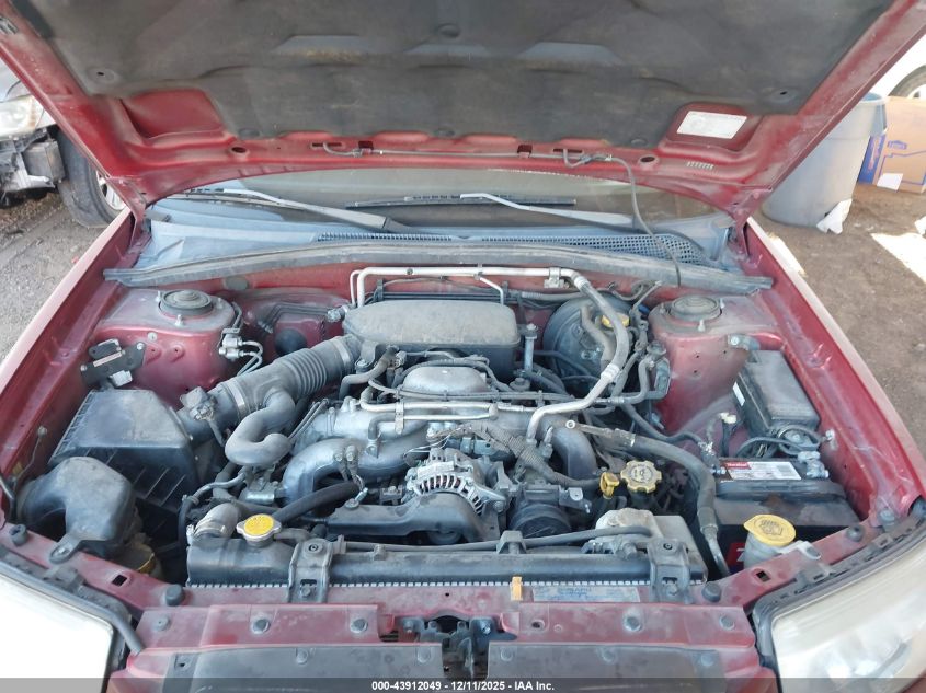 2008 Subaru Forester 2.5X VIN: JF1SG63638H732200 Lot: 43912049