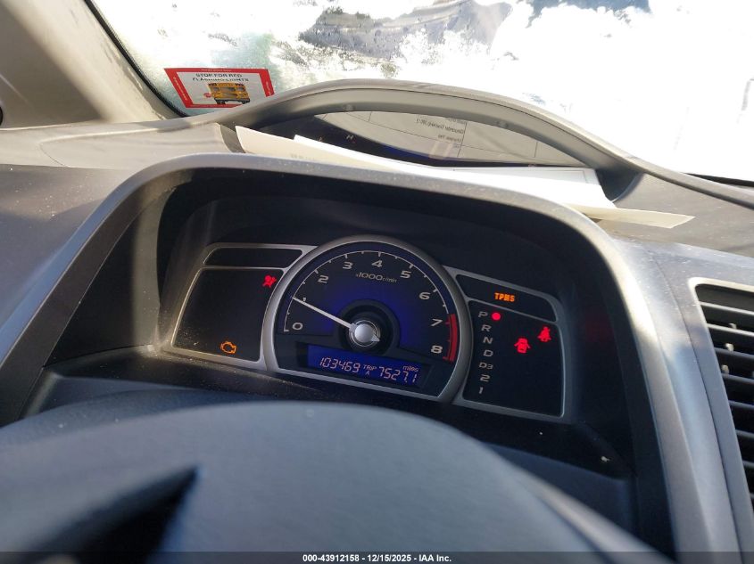 2008 Honda Civic Lx VIN: 2HGFA16558H531610 Lot: 43912158