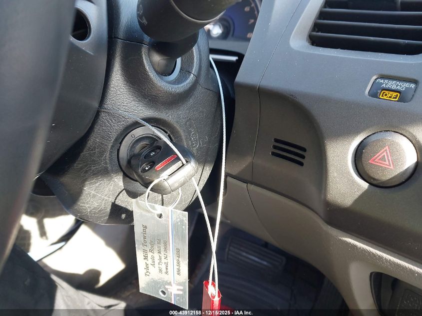 2008 Honda Civic Lx VIN: 2HGFA16558H531610 Lot: 43912158