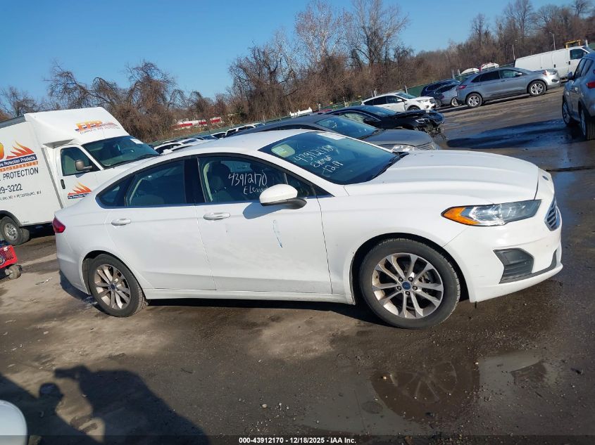 2020 Ford Fusion Se VIN: 3FA6P0H73LR155577 Lot: 43912170