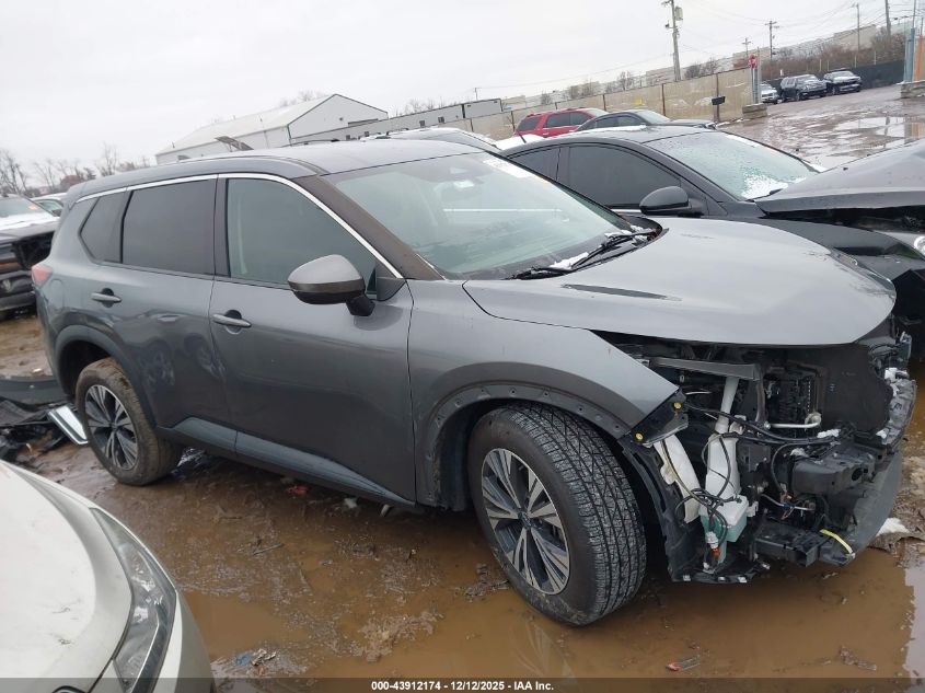 2022 Nissan Rogue Sv Fwd VIN: 5N1BT3BA0NC712257 Lot: 43912174