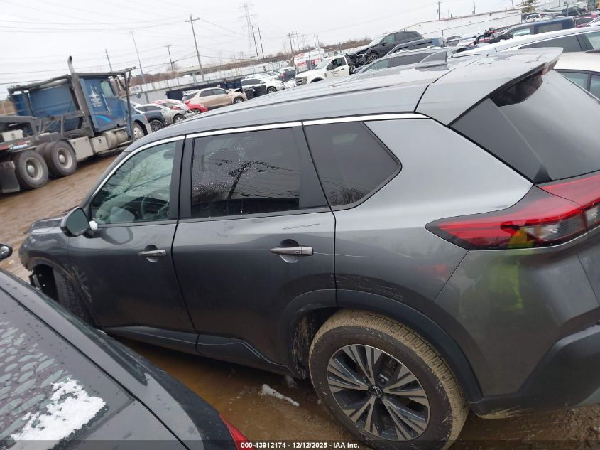 2022 Nissan Rogue Sv Fwd VIN: 5N1BT3BA0NC712257 Lot: 43912174