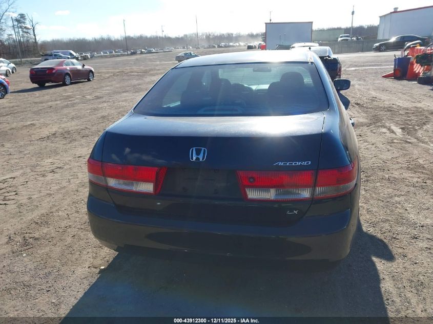 2003 Honda Accord 2.4 Lx VIN: 1HGCM56373A123732 Lot: 43912300