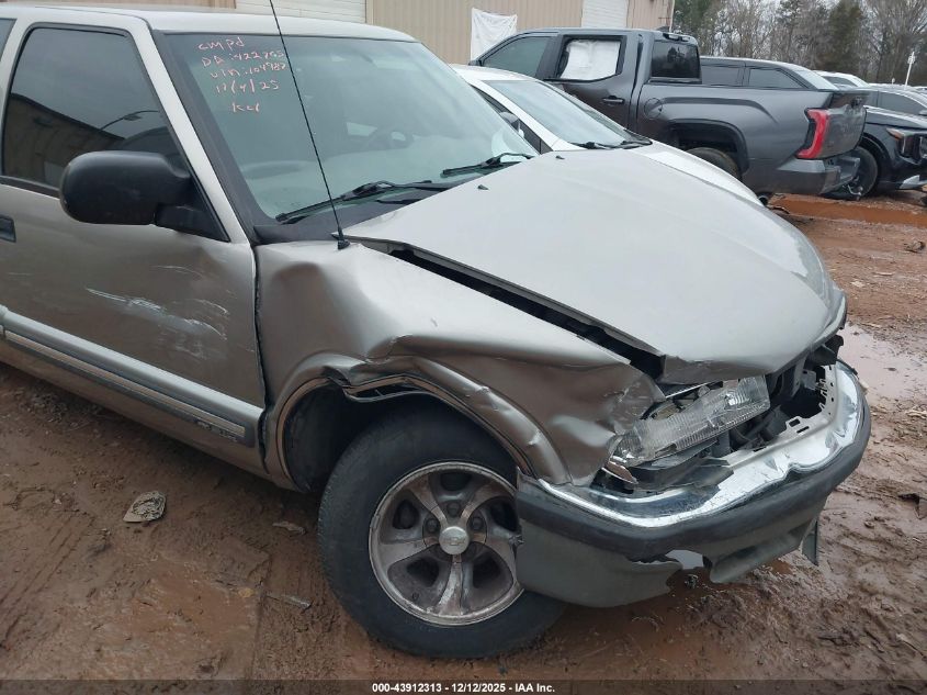 2000 Chevrolet S-10 Ls VIN: 1GCCS19W9Y8104987 Lot: 43912313