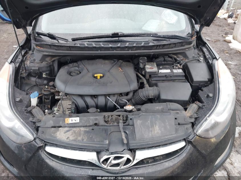 2013 Hyundai Elantra Gls VIN: 5NPDH4AE6DH331475 Lot: 43912327
