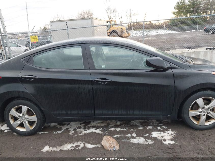 2013 Hyundai Elantra Gls VIN: 5NPDH4AE6DH331475 Lot: 43912327