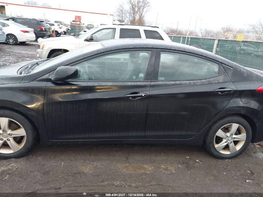 2013 Hyundai Elantra Gls VIN: 5NPDH4AE6DH331475 Lot: 43912327