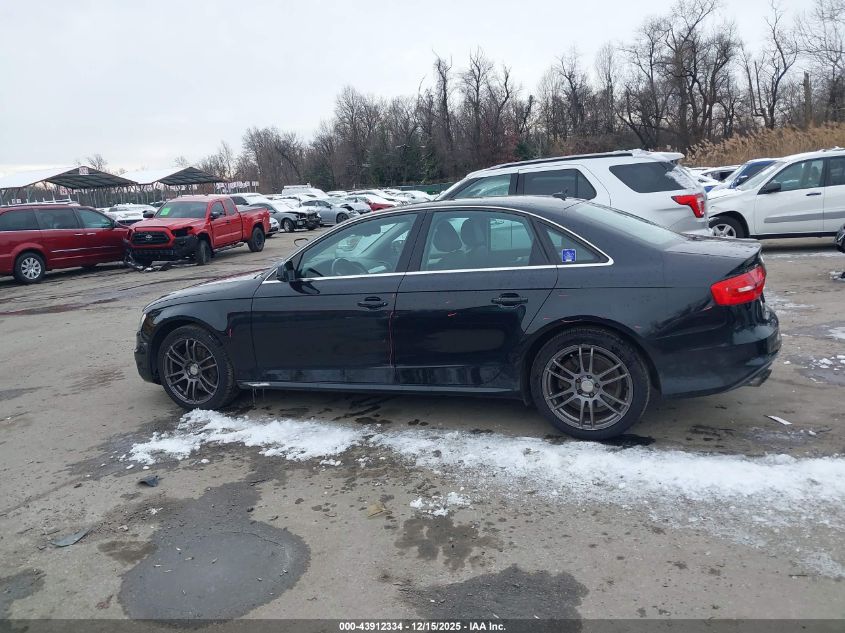 2014 Audi A4 2.0T Premium VIN: WAUFFAFL3EN014692 Lot: 43912334