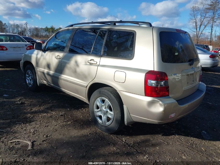 2005 Toyota Highlander VIN: JTEGD21A050120048 Lot: 43912370