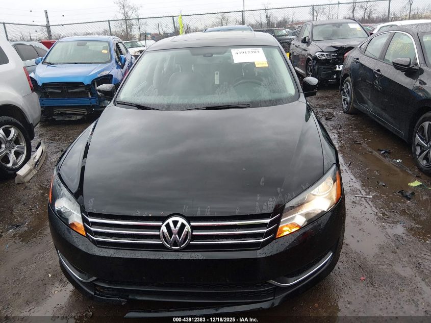 2013 Volkswagen Passat 2.5L Se VIN: 1VWBP7A3XDC121934 Lot: 43912383