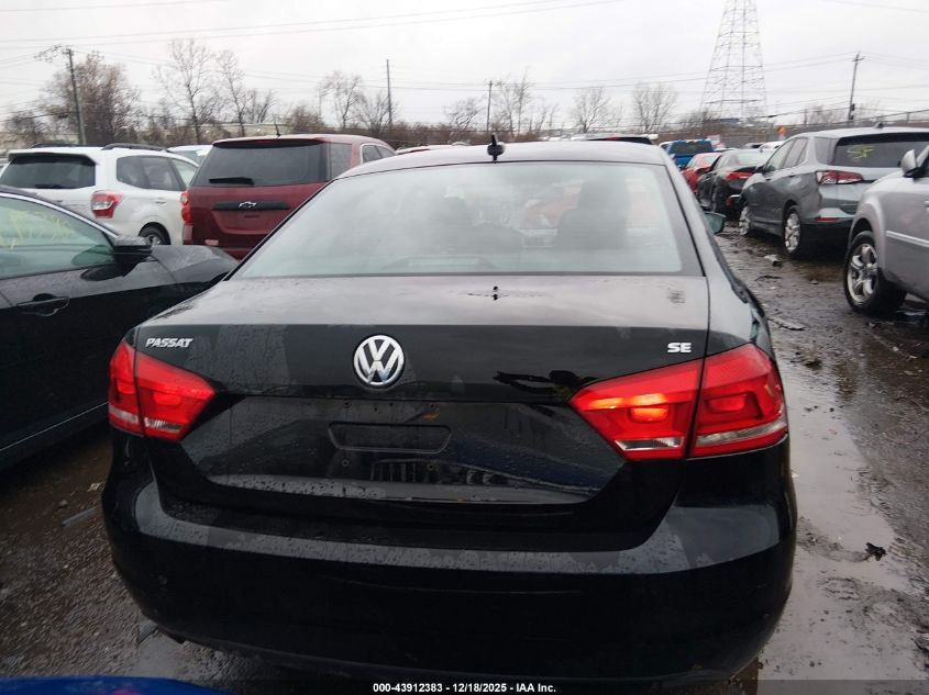 2013 Volkswagen Passat 2.5L Se VIN: 1VWBP7A3XDC121934 Lot: 43912383