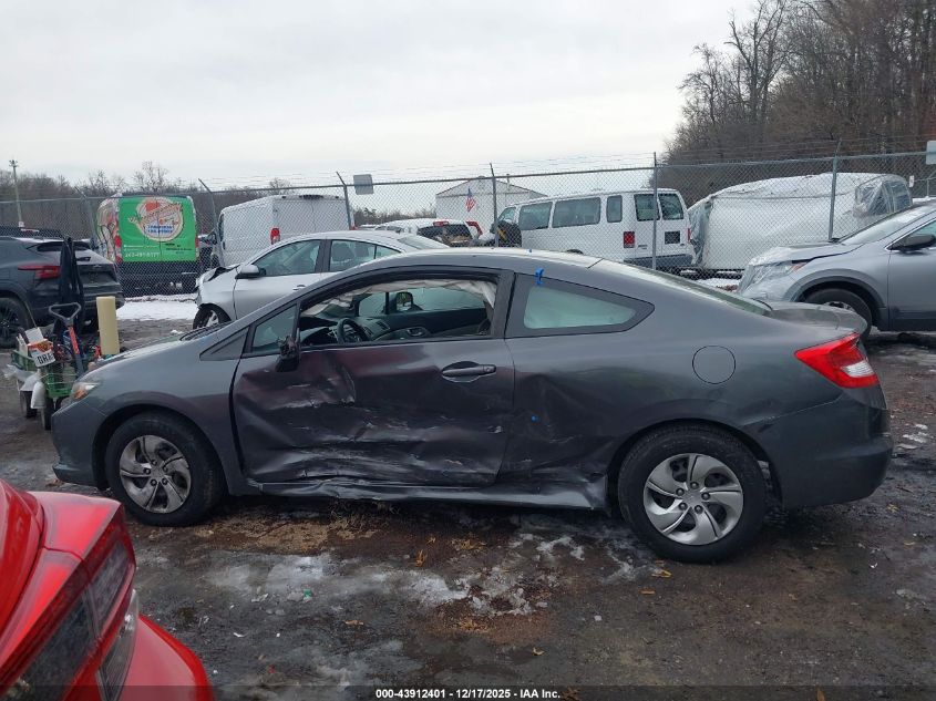 2013 Honda Civic Lx VIN: 2HGFG3B58DH504153 Lot: 43912401