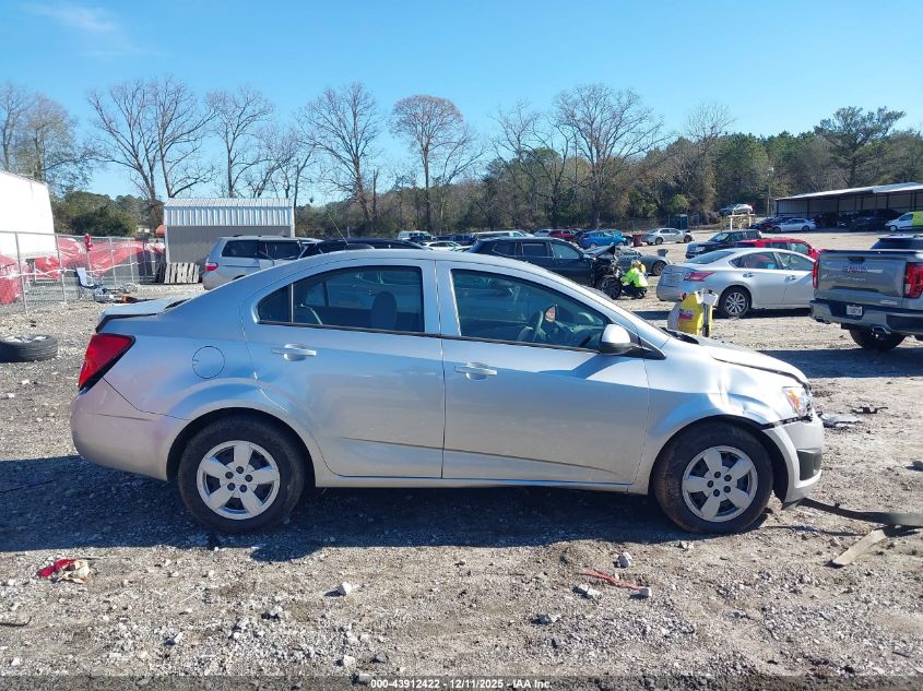 2015 Chevrolet Sonic Ls Manual VIN: 1G1JB5SH8F4138054 Lot: 43912422