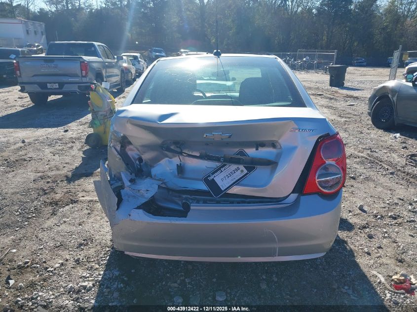 2015 Chevrolet Sonic Ls Manual VIN: 1G1JB5SH8F4138054 Lot: 43912422