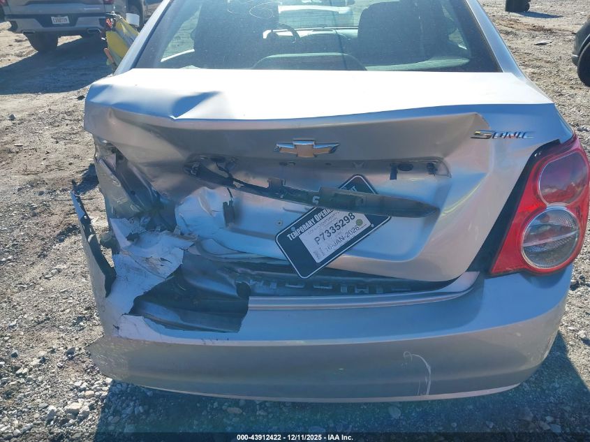 2015 Chevrolet Sonic Ls Manual VIN: 1G1JB5SH8F4138054 Lot: 43912422