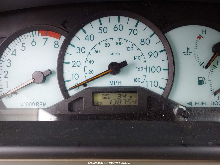 2004 Toyota Corolla Le VIN: 2T1BR32E74C316564 Lot: 43912441