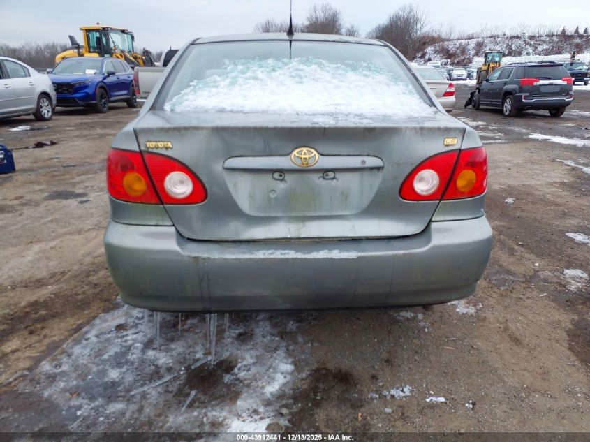 2004 Toyota Corolla Le VIN: 2T1BR32E74C316564 Lot: 43912441