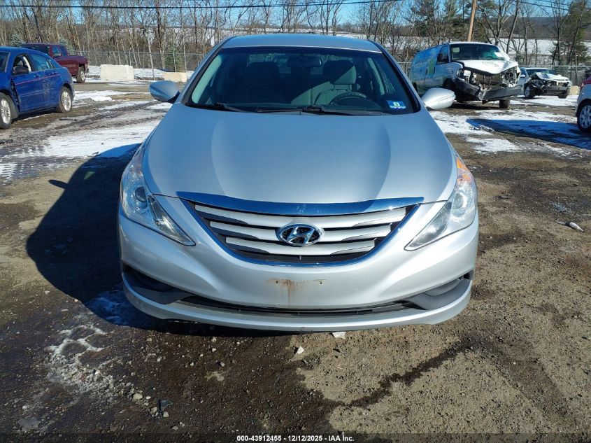 2014 Hyundai Sonata Gls VIN: 5NPEB4AC2EH933196 Lot: 43912455