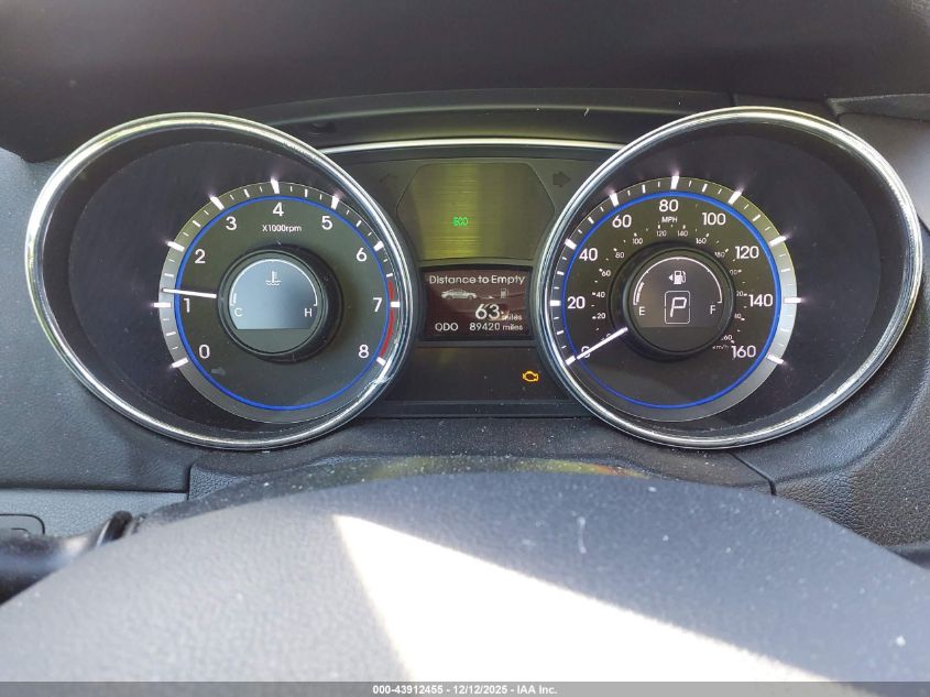 2014 Hyundai Sonata Gls VIN: 5NPEB4AC2EH933196 Lot: 43912455