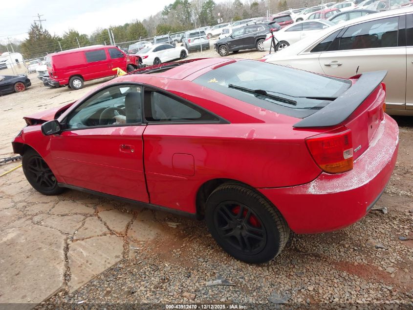 2001 Toyota Celica Gt VIN: JTDDR32T910075670 Lot: 43912470