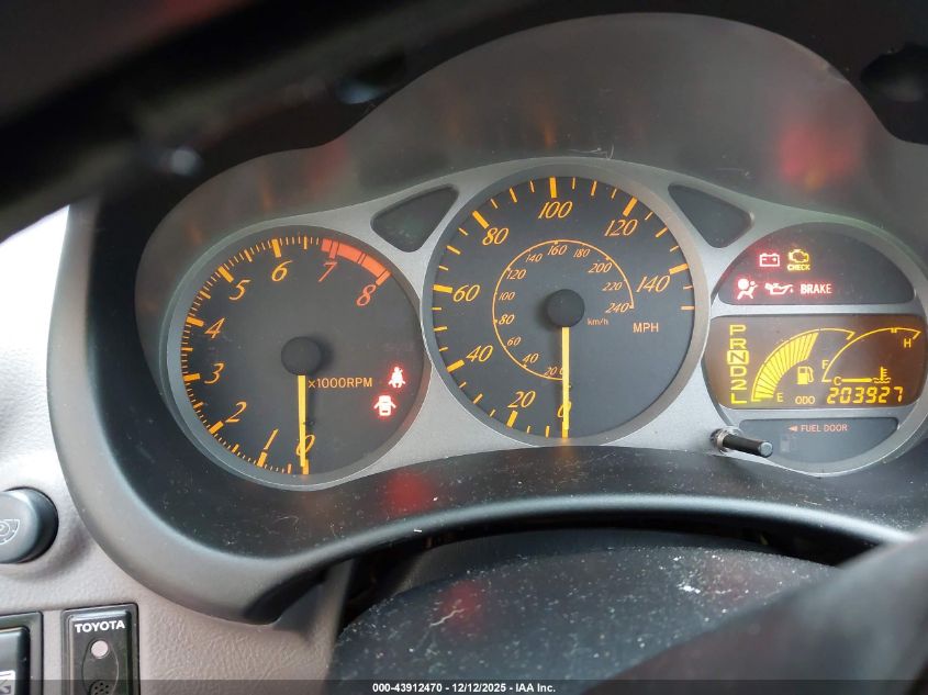 2001 Toyota Celica Gt VIN: JTDDR32T910075670 Lot: 43912470