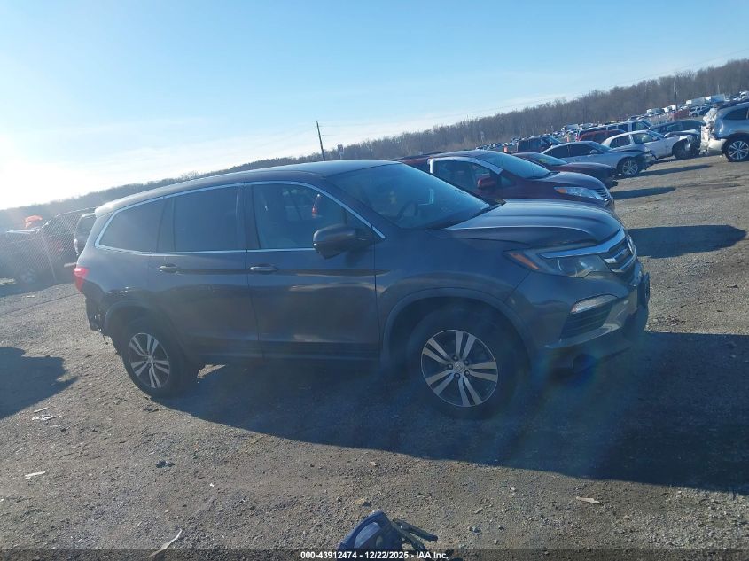 2017 Honda Pilot Ex VIN: 5FNYF6H37HB093437 Lot: 43912474