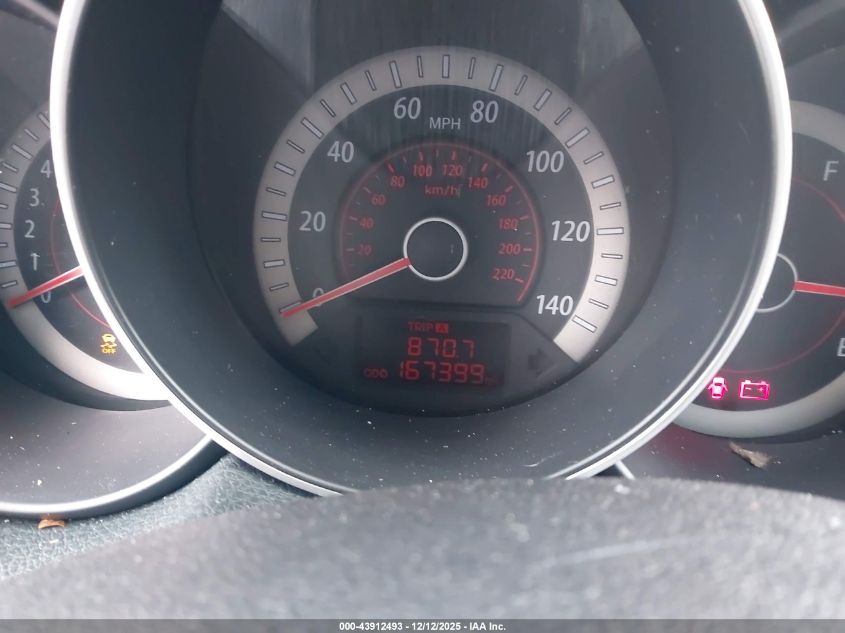 2010 Kia Forte Ex VIN: KNAFU4A20A5098373 Lot: 43912493