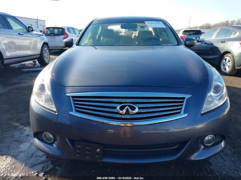 2013 Infiniti G37X VIN: JN1CV6AR5DM759016 Lot: 43912496