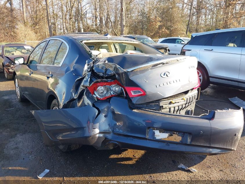 2013 Infiniti G37X VIN: JN1CV6AR5DM759016 Lot: 43912496