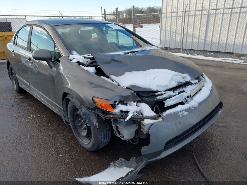 2008 Honda Civic Lx VIN: 1HGFA16518L083711 Lot: 43912507