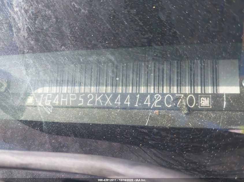 2004 Buick Lesabre Custom VIN: 1G4HP52KX44142070 Lot: 43912511