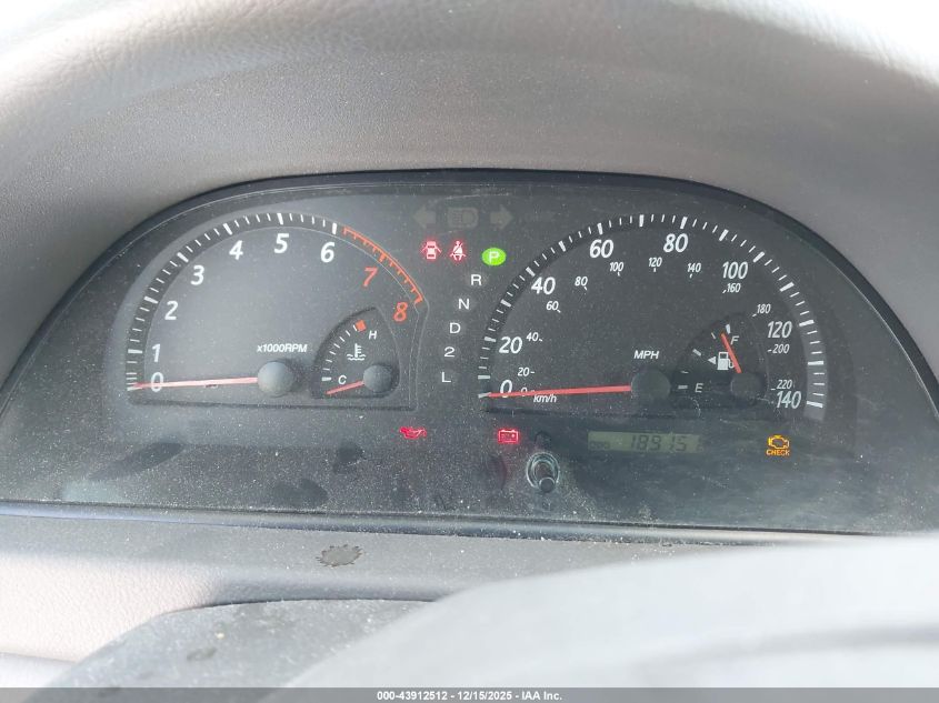 2004 Toyota Camry Xle VIN: 4T1BE30K64U303534 Lot: 43912512