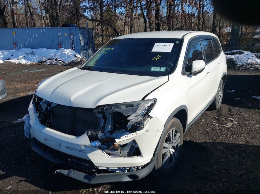 2018 Honda Pilot Ex VIN: 5FNYF6H38JB058329 Lot: 43912515