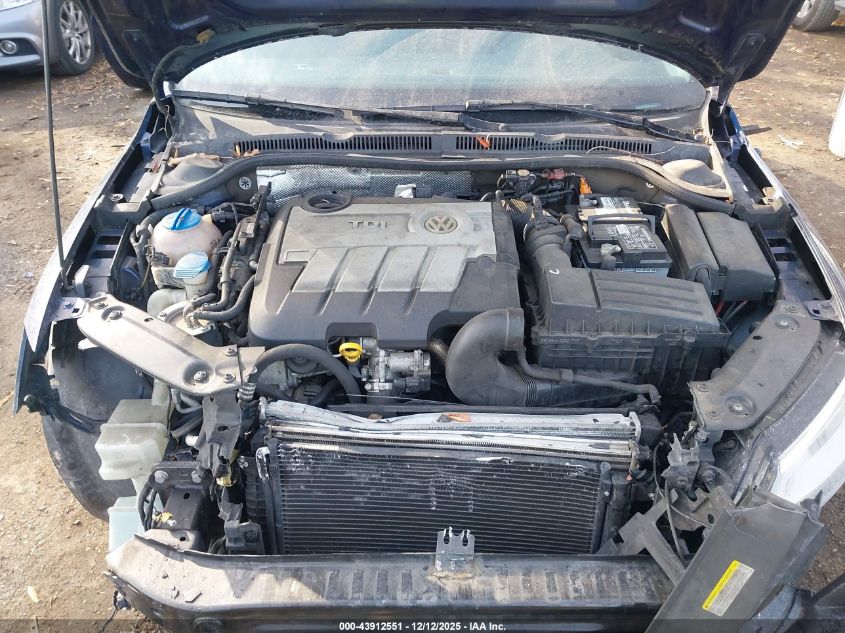 2014 Volkswagen Jetta 2.0L Tdi VIN: 3VWLL7AJ8EM439260 Lot: 43912551