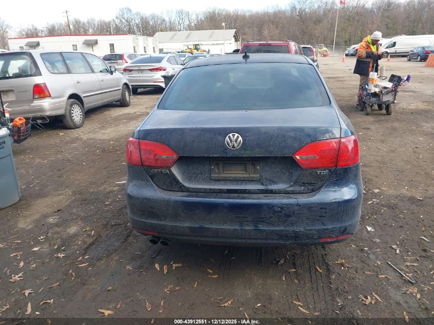 2014 Volkswagen Jetta 2.0L Tdi VIN: 3VWLL7AJ8EM439260 Lot: 43912551