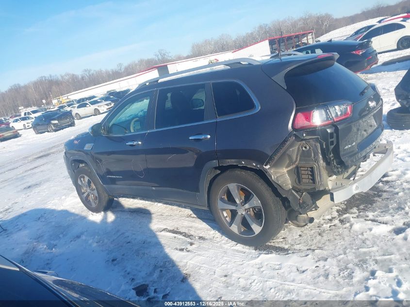 2019 Jeep Cherokee Limited 4X4 VIN: 1C4PJMDX4KD424108 Lot: 43912553
