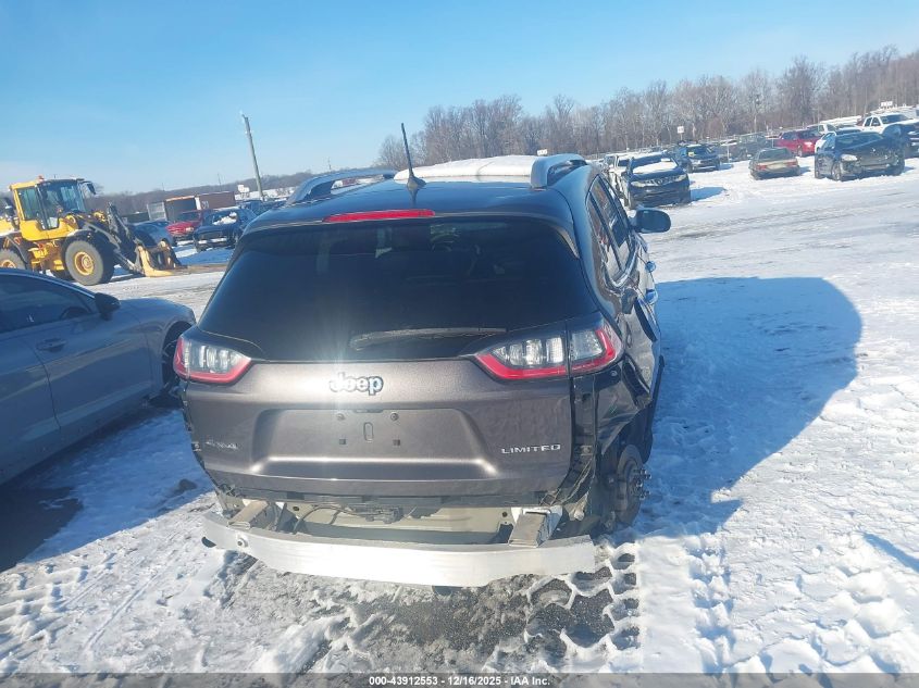 2019 Jeep Cherokee Limited 4X4 VIN: 1C4PJMDX4KD424108 Lot: 43912553