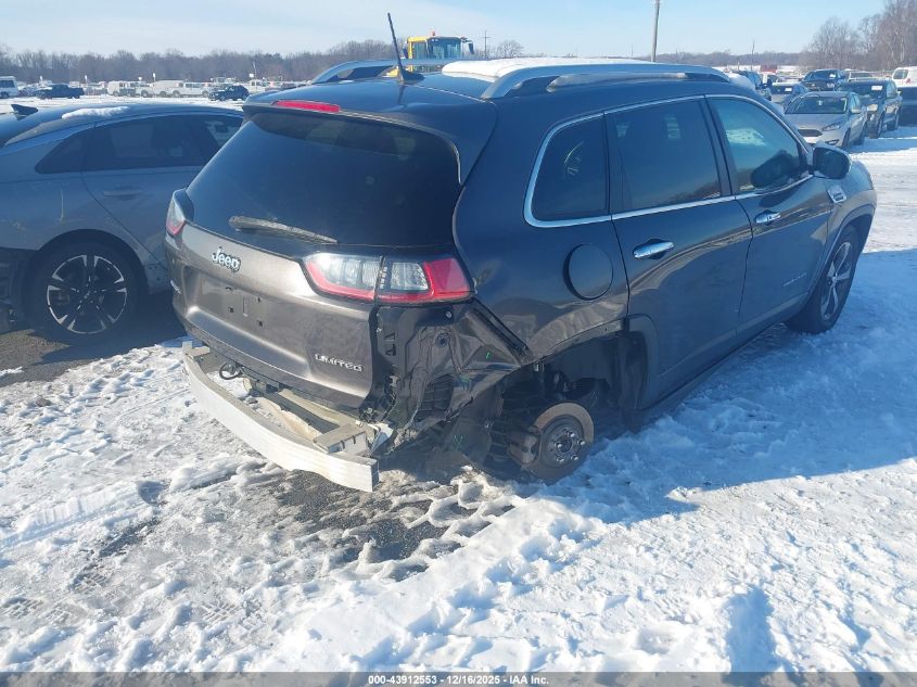 2019 Jeep Cherokee Limited 4X4 VIN: 1C4PJMDX4KD424108 Lot: 43912553