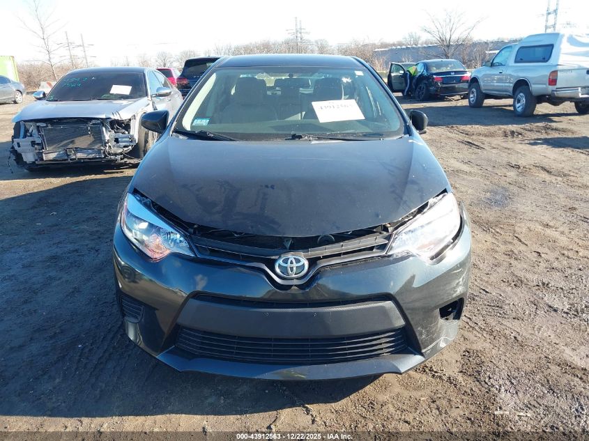 2015 Toyota Corolla Le VIN: 2T1BURHE3FC431951 Lot: 43912563
