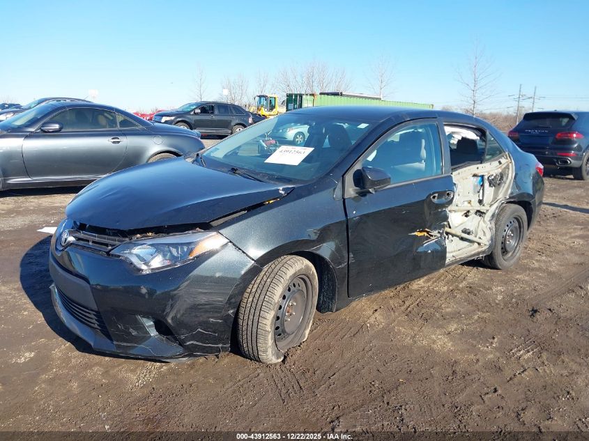 2015 Toyota Corolla Le VIN: 2T1BURHE3FC431951 Lot: 43912563