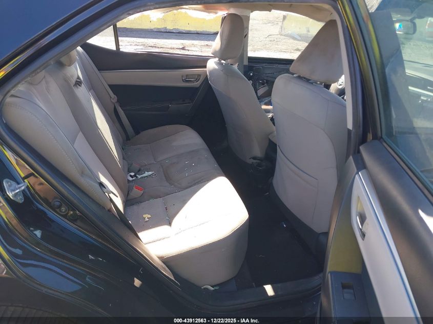 2015 Toyota Corolla Le VIN: 2T1BURHE3FC431951 Lot: 43912563